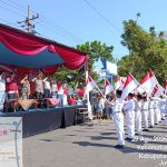 Semarak PHBN Kecamatan Lawang, 2000 PesertaTampilkan Disiplin dalam Lomba Baris Berbaris
